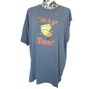 Nickelodeon SPONGEBOB SQUAREPANTS 2002 ‘Rip My Pants Vintage Short